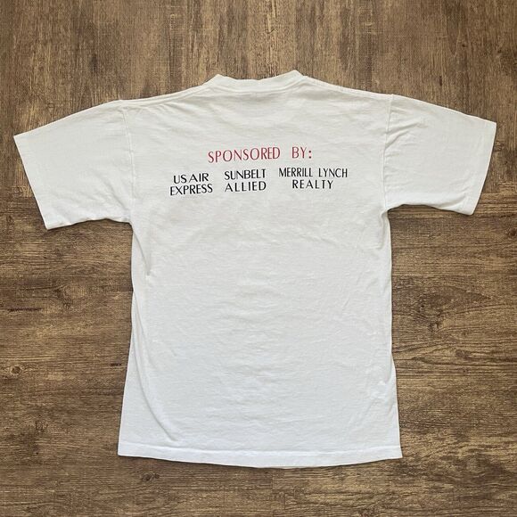 Vintage Wake Forest University T-Shirt Size M 1990s White Basketball NCAA - Picture 5 of 6